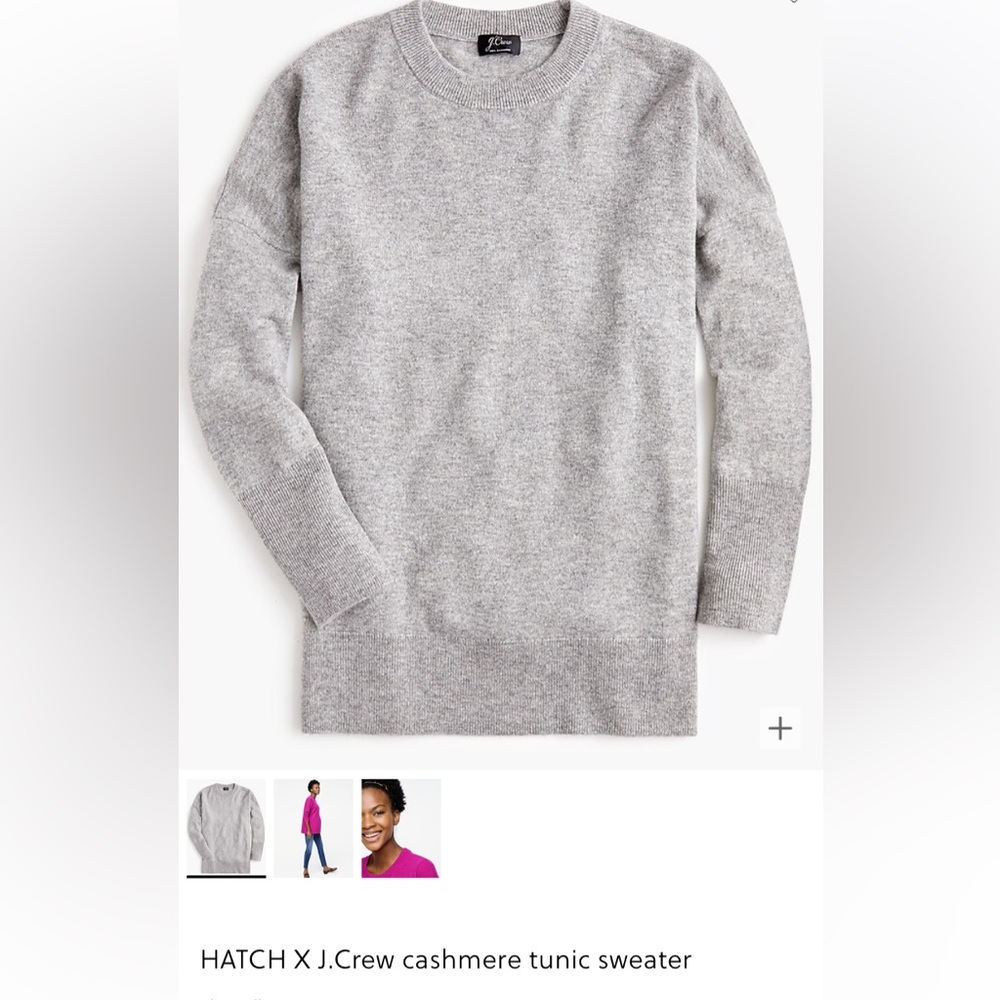 J.Crew x Hatch Maternity 100% Cashmere Sweater Tunic 🎉